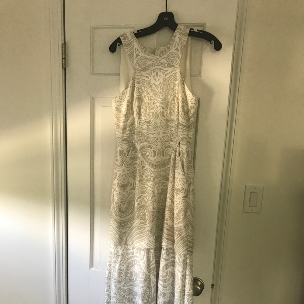 BCBG Everlie Off White Gown (sz 6)- Worn Once